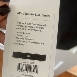 Men’s Ministry of Supply two button blazer